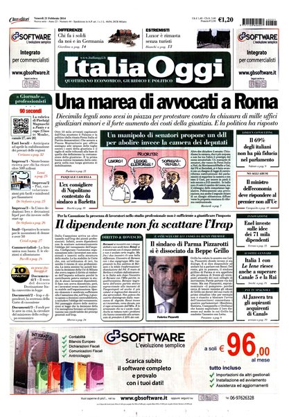 Italia oggi : quotidiano di economia finanza e politica